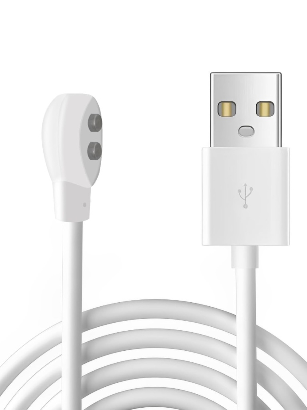 6mm Magnetic USB DC Charger Cable, 2.7ft Replacement Oval Base Charging Cord